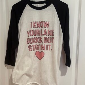 Tultex Black and White Short Sleeve Tee